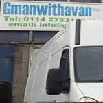 G-Man with Van Sheffield's Vans